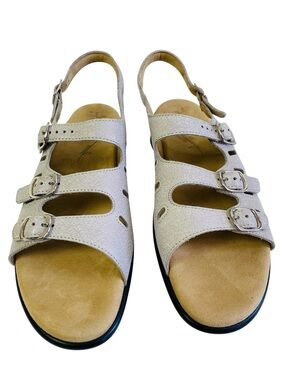SAS Mystic Slingback Web Linen Sandals Size 11.5